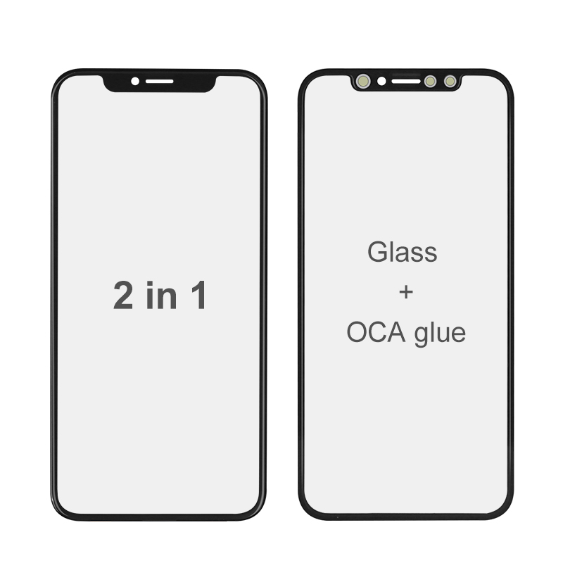 Glass with OCA For iPhone X/XS/XR/XSMAX Screen Repairing and Refurbishing (Premium)
