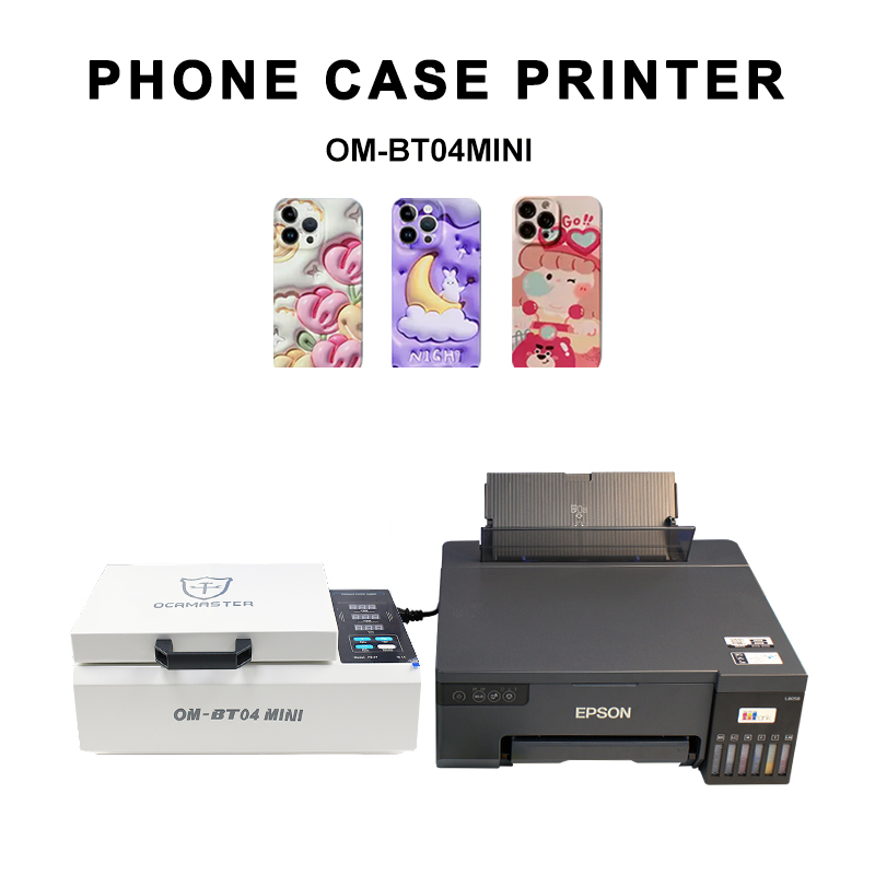 OM-BT04 MINI 3D Sublimation Thermal Transfer Printer Mobile Phone Case DIY