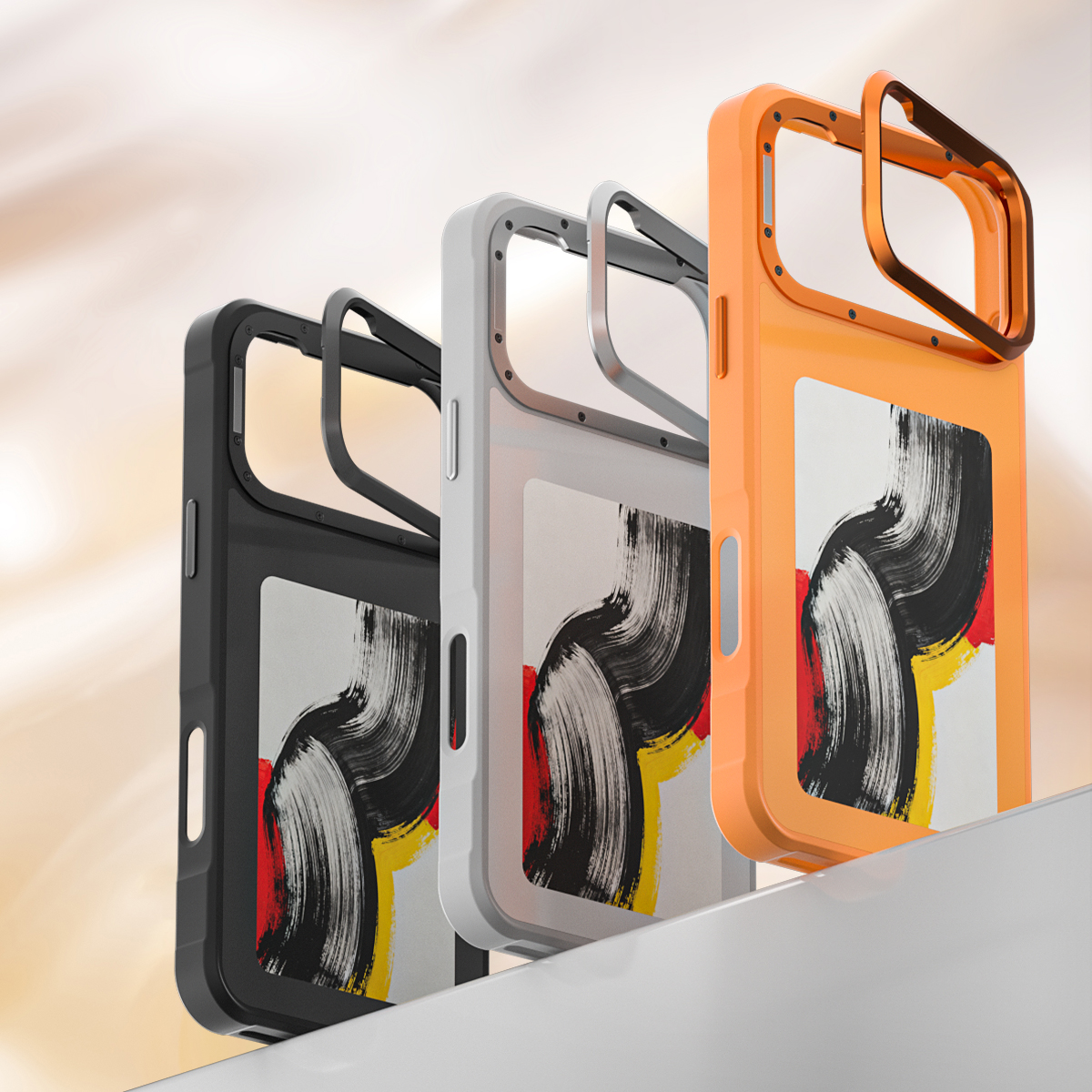 Intelligent ink screen mobile phone case DIY