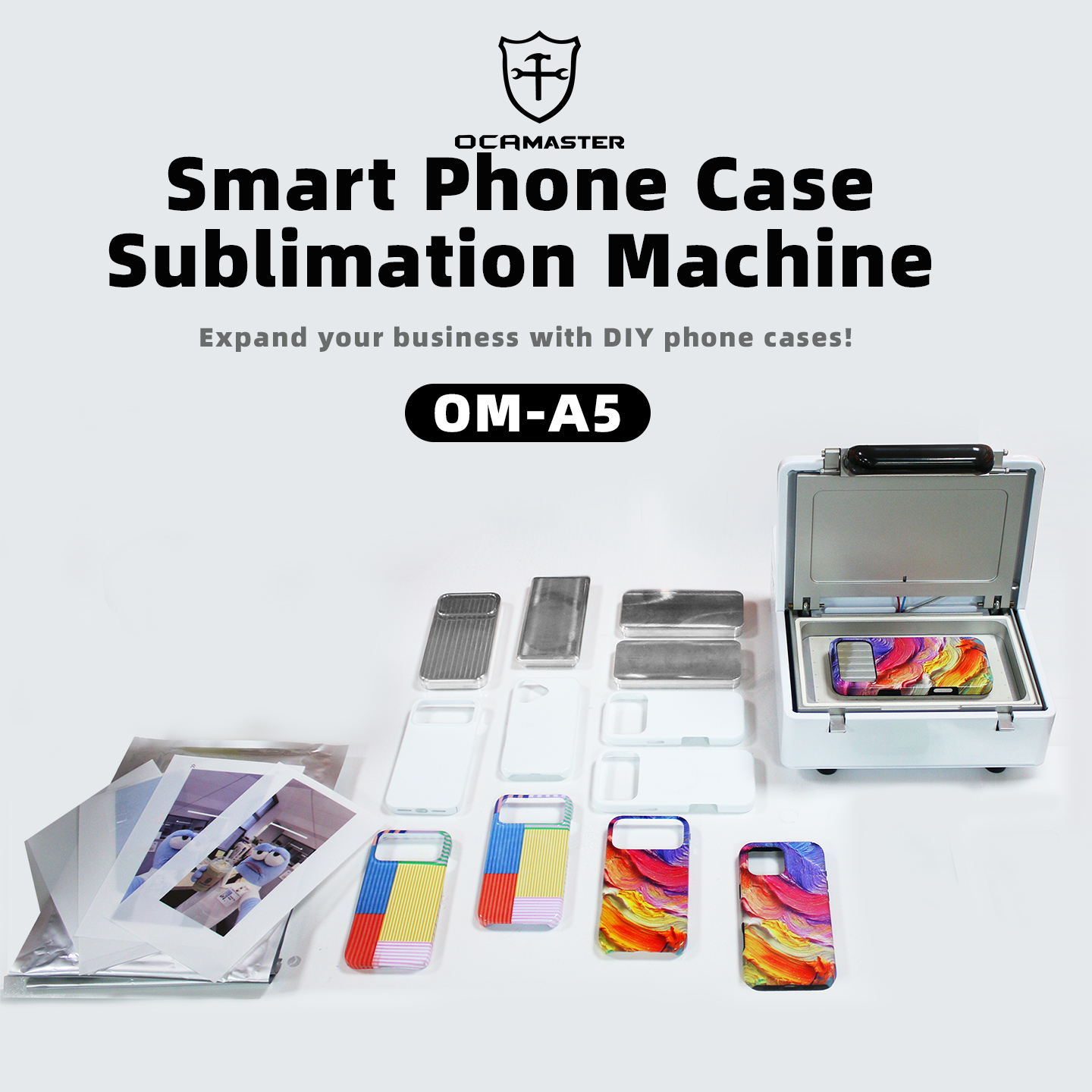 3D Vacuum Sublimation Machine A5 for Custom Phone Case Heat Transfer